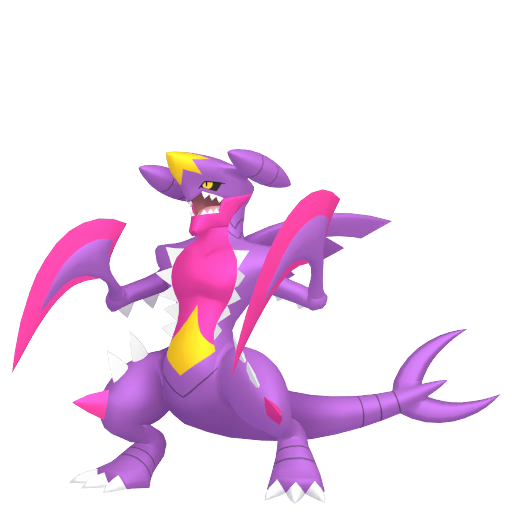 Garchomp (Mega) — duży render postaci w wariancie shiny