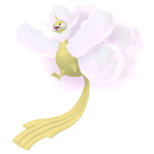 Altaria (Mega) — duży render postaci w wariancie shiny