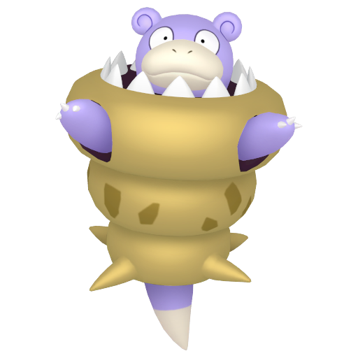 Slowbro (Mega) — duży render postaci w wariancie shiny