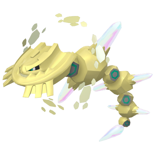 Steelix (Mega) — duży render postaci w wariancie shiny
