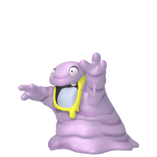 Grimer (z Aloli) — duży render postaci w wariancie shiny