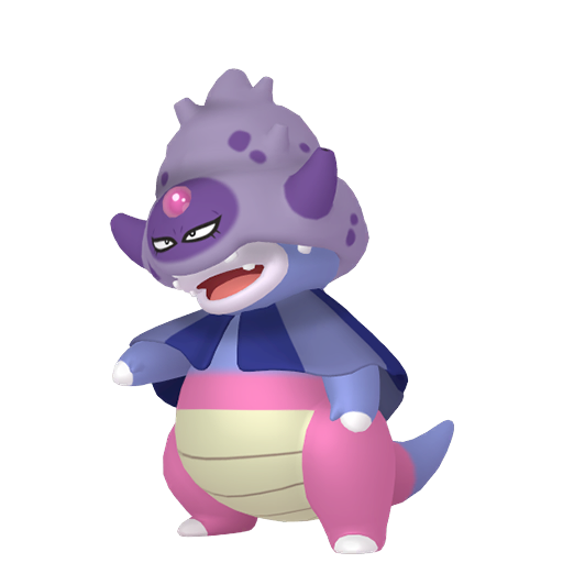 Slowking (z Galaru) — duży render postaci w wariancie shiny