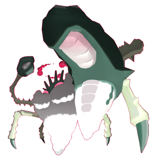 Kingler (Gigantamax) — duży render postaci w wariancie shiny