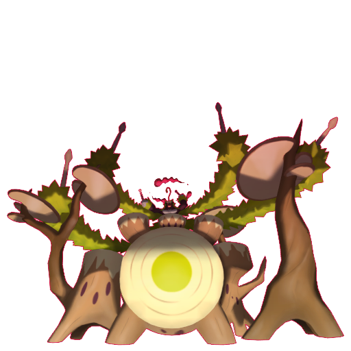 Rillaboom (Gigantamax) — duży render postaci w wariancie shiny