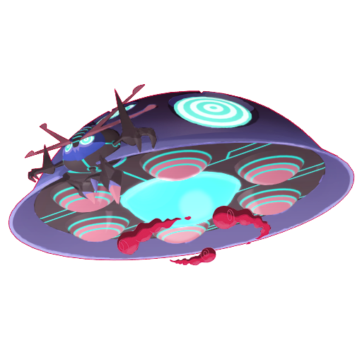 Orbeetle (Gigantamax) — duży render postaci w wariancie shiny