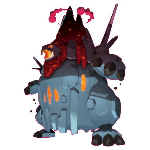 Coalossal (Gigantamax) — duży render postaci w wariancie shiny