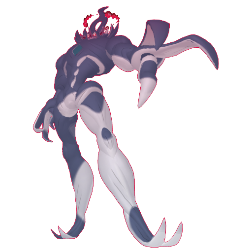 Grimmsnarl (Gigantamax) — duży render postaci w wariancie shiny