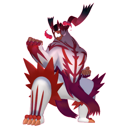 Urshifu (Single Strike Gigantamax) — duży render postaci w wariancie shiny