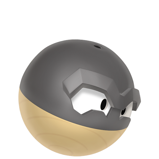 Voltorb (z Hisui) — duży render postaci w wariancie shiny