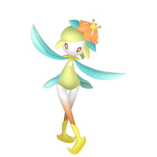 Lilligant (z Hisui) — duży render postaci w wariancie shiny