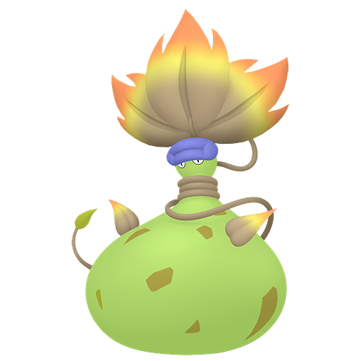 Victreebel (Mega) — duży render postaci w wariancie shiny