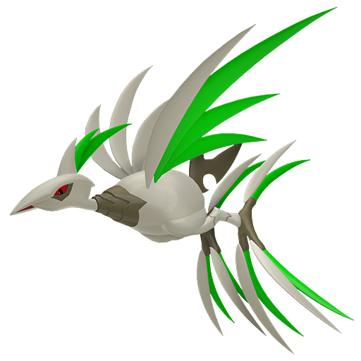 Skarmory (Mega) — duży render postaci w wariancie shiny
