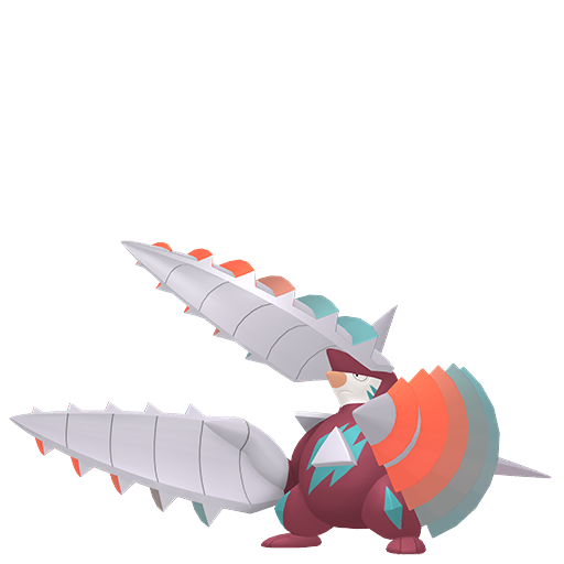 Excadrill (Mega) — duży render postaci w wariancie shiny