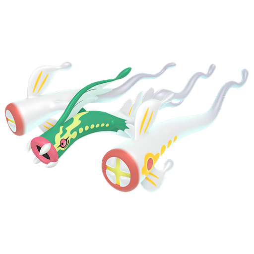 Eelektross (Mega) — duży render postaci w wariancie shiny