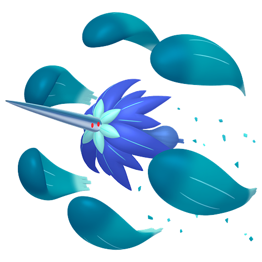 Glimmora (Mega) — duży render postaci w wariancie shiny