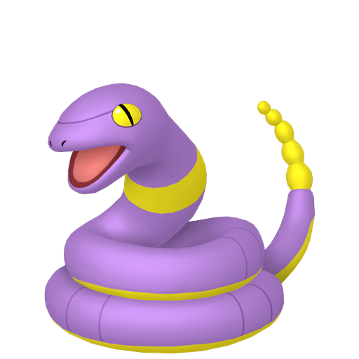 Ekans — duży render postaci w zwykłym ubarwieniu