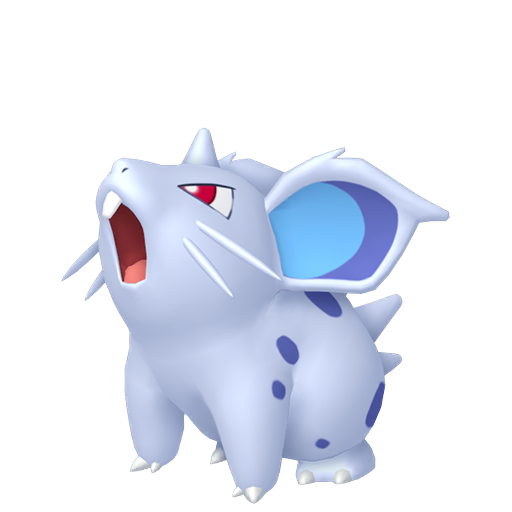 Nidoran♀ — duży render postaci w zwykłym ubarwieniu