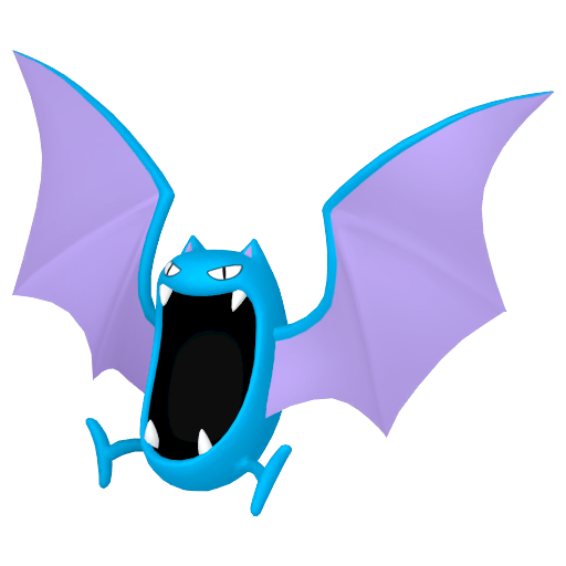 Golbat — duży render postaci w zwykłym ubarwieniu
