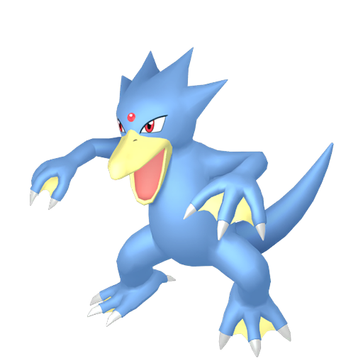 Golduck — duży render postaci w zwykłym ubarwieniu