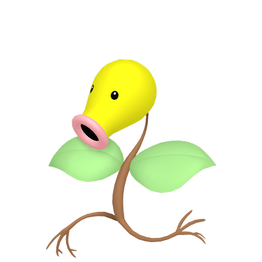 Bellsprout — duży render postaci w zwykłym ubarwieniu
