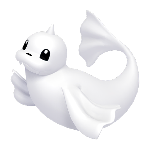 Dewgong — duży render postaci w zwykłym ubarwieniu