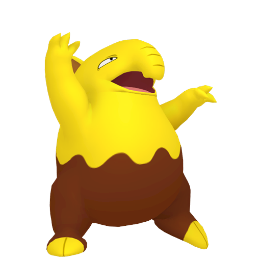 Drowzee — duży render postaci w zwykłym ubarwieniu