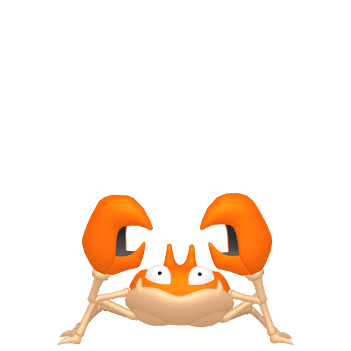 Krabby — duży render postaci w zwykłym ubarwieniu