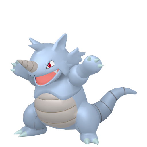 Rhydon — duży render postaci w zwykłym ubarwieniu