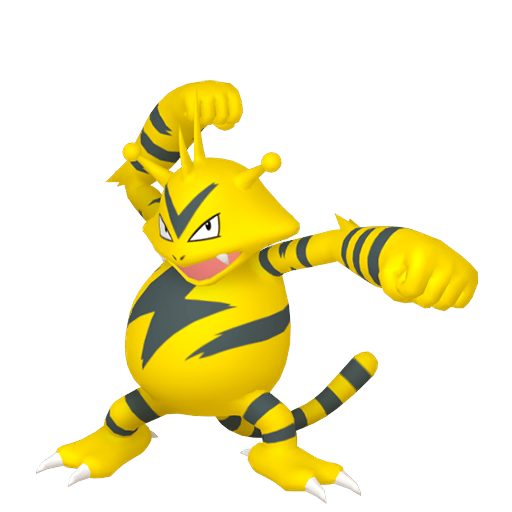 Electabuzz — duży render postaci w zwykłym ubarwieniu