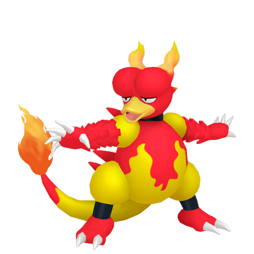 Magmar — duży render postaci w zwykłym ubarwieniu