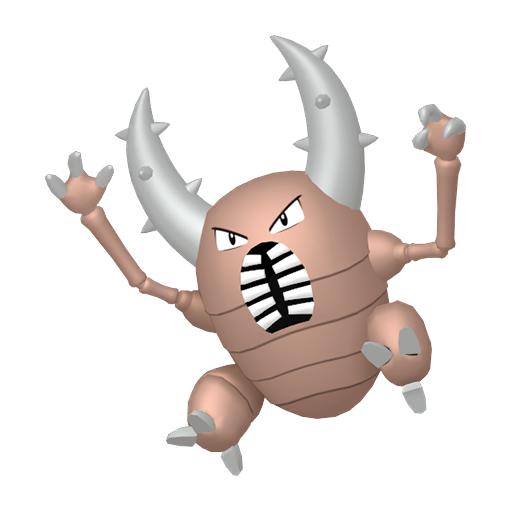 Pinsir — duży render postaci w zwykłym ubarwieniu