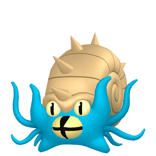 Omastar — duży render postaci w zwykłym ubarwieniu
