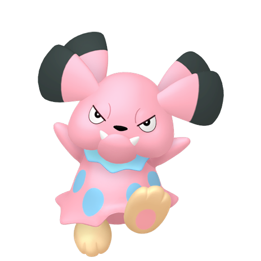 Snubbull — duży render postaci w zwykłym ubarwieniu