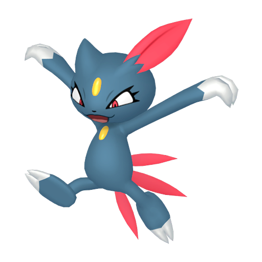 Sneasel — duży render postaci w zwykłym ubarwieniu
