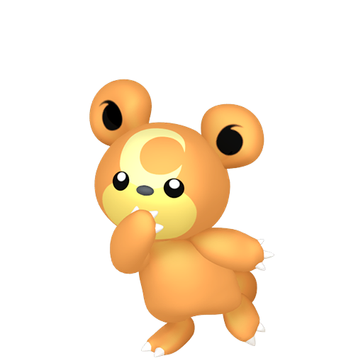 Teddiursa — duży render postaci w zwykłym ubarwieniu