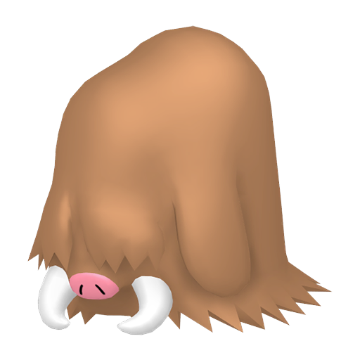 Piloswine — duży render postaci w zwykłym ubarwieniu