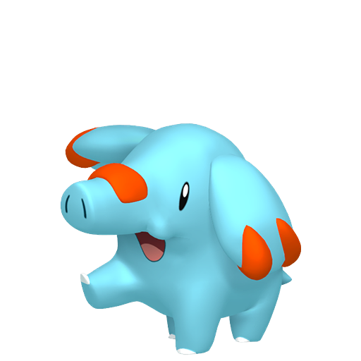 Phanpy — duży render postaci w zwykłym ubarwieniu