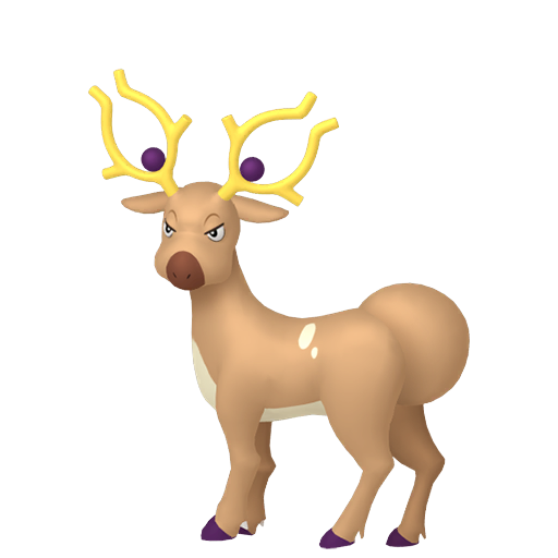 Stantler — duży render postaci w zwykłym ubarwieniu