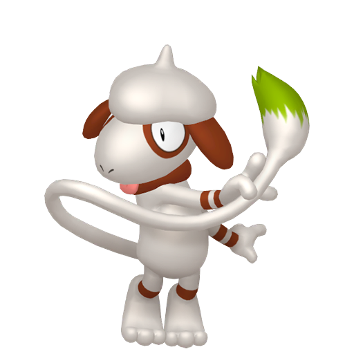 Smeargle — duży render postaci w zwykłym ubarwieniu