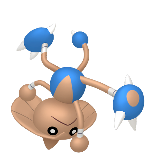 Hitmontop — duży render postaci w zwykłym ubarwieniu