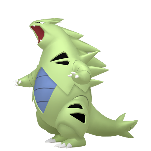 Tyranitar — duży render postaci w zwykłym ubarwieniu