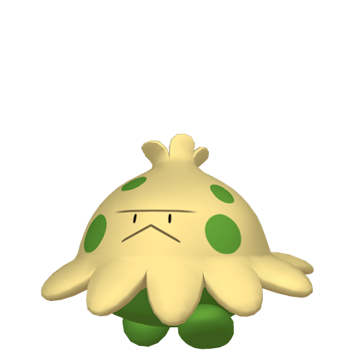 Shroomish — duży render postaci w zwykłym ubarwieniu