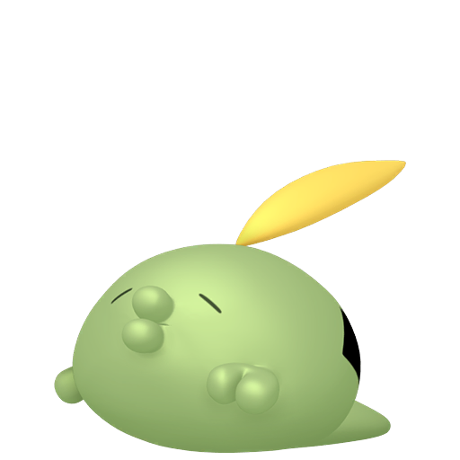 Gulpin — duży render postaci w zwykłym ubarwieniu