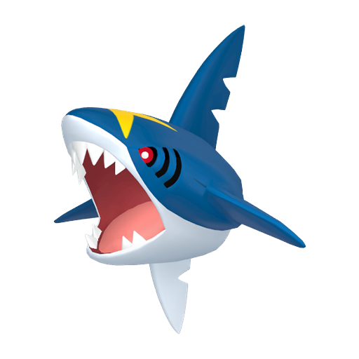 Sharpedo — duży render postaci w zwykłym ubarwieniu