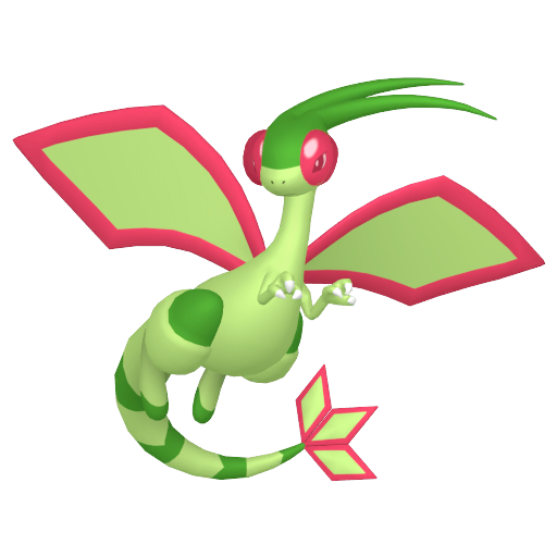 Flygon — duży render postaci w zwykłym ubarwieniu