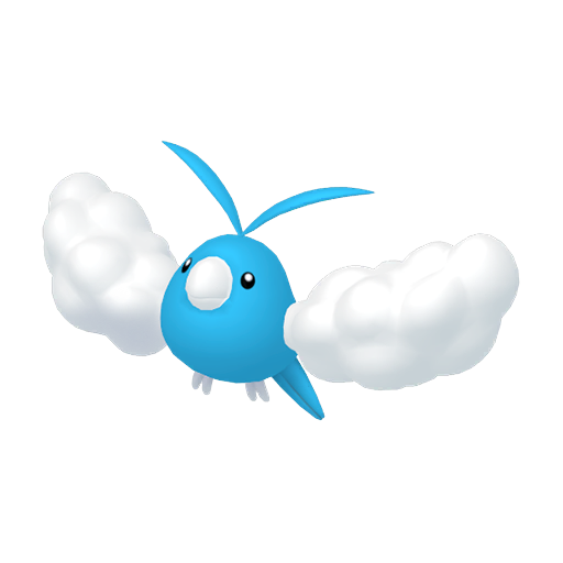 Swablu — duży render postaci w zwykłym ubarwieniu