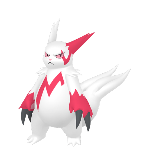 Zangoose — duży render postaci w zwykłym ubarwieniu