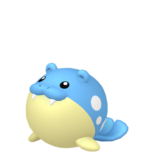 Spheal — duży render postaci w zwykłym ubarwieniu