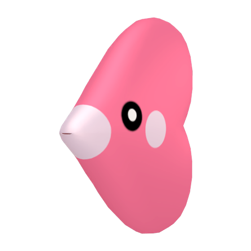 Luvdisc — duży render postaci w zwykłym ubarwieniu