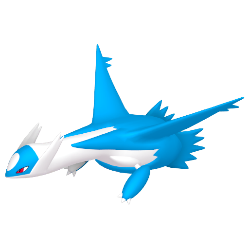 Latios — duży render postaci w zwykłym ubarwieniu